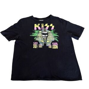 Kiss Hot in the shade tour 1990 reprint Adult T-Shirt Unisex
